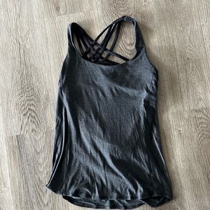 Lulu lemon open back work out tank